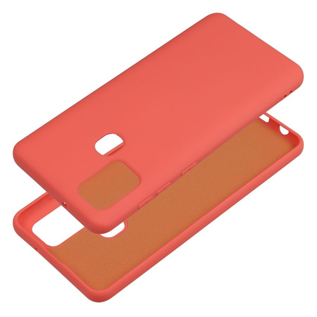 Futerał SILICONE do SAMSUNG Galaxy A21S brzoskwiniowy