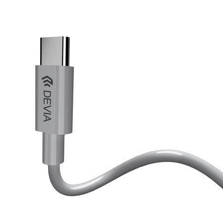 Devia adapter przejściówka Smart USB-C - USB-C (port) + USB-C (port) biały