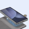 Dux Ducis Lawa Leather Case for Samsung Galaxy S25 Ultra with Detachable Magnetic Wallet - Gray