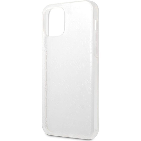 Guess GUHCP12M3D4GTR iPhone 12/12 Pro 6,1" transparent hardcase 4G 3D Pattern Collection