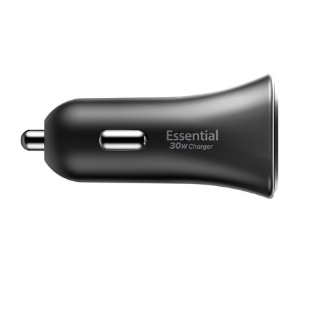 SPIGEN ESSENTIAL EV301 1-PORT CAR CHARGER 30W BLACK