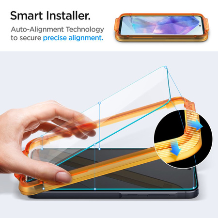 Spigen ALM Glas.Tr Sam A55 5G 2szt. szkło hartowane AGL07775