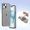 Dux Ducis Lawa Lederhülle für iPhone 15 - Grau