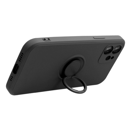 Futerał SILICONE RING do IPHONE 7 / 8 / SE 2020 / SE 2022 czarny