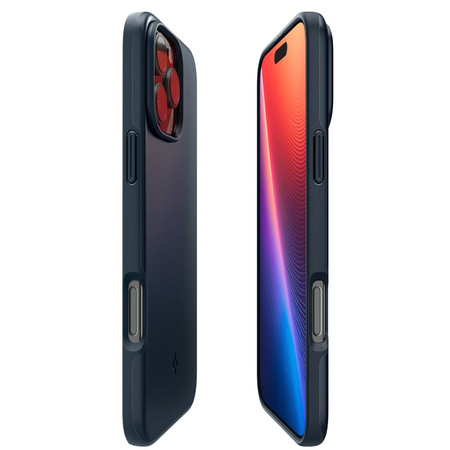 Schutzhülle IPHONE 16 PRO Spigen Thin Fit Mag MagSafe Metal Slate