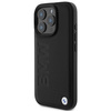 BMW BMHMP16XSLLBK iPhone 16 Pro Max 6.9" czarny/black hardcase Leather Hot Stamp MagSafe