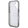 Original Handyhülle IPHONE 16 PLUS BMW Hardcase Motosport IML Random Stripes (BMHCP16M23HTRAG) grau