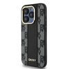 DKNY DKHMP15XPCPVSLK iPhone 15 Pro Max 6.7" czarny/black hardcase Leather Checkered Mono Pattern MagSafe