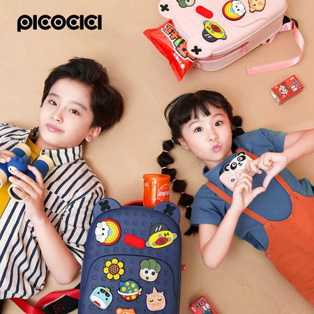 PICOCICI Mały plecak dla dzieci podróżny K16 różowy