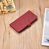 iCarer Haitang Leather Wallet Case for Samsung Galaxy S22+ (S22 Plus) genuine leather cover red (AKSM05RD)