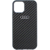 Audi Carbon Fiber iPhone 12/12 Pro 6.1&quot; black/black hardcase AU-TPUPCIP12P-R8/D2-BK