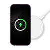 Futerał LEATHER MAG COVER kompatybilny z MagSafe do IPHONE 16 Plus ciemny fioletowy