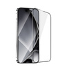 Szkło hartowane z metalową ramką do iPhone 16 Plus 6,7&quot; czarna ramka