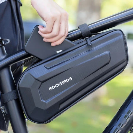Rockbros B66 wasserdichte Fahrradtasche für Rahmen – Schwarz