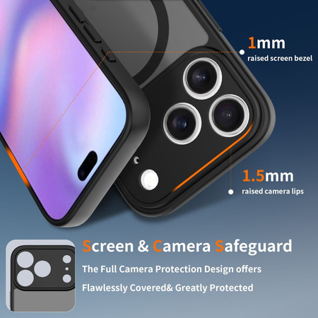 Tech-Protect BasicMag MagSafe Case for iPhone 17 Pro - Matte Black