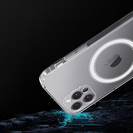 Futerał CLEAR MAG COVER (MID) kompatybilny z MagSafe do IPHONE 15 transparentny