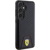 Oryginalne Etui FERRARI hardcase Carbon Stitched Bottom FEHCS24SN3PUK do Samsung Galaxy  S24 Czarny