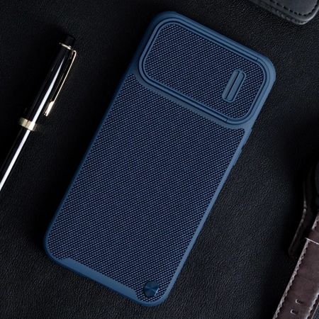 Nillkin Textured S Case iPhone 14 Pro Max armored cover with camera cover dark green