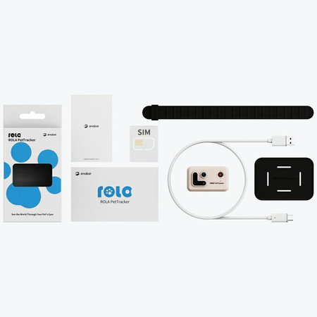 Lokalizator GPS ENABOT dla psa lub kota granatowy