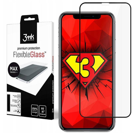 3MK FlexibleGlass Max iPhone 7/8 Plus czarny/black