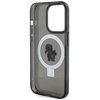 Karl Lagerfeld KLHMP15LHMRSKCK iPhone 15 Pro 6.1&quot; black/black hardcase Ring Stand Karl&amp;Choupette MagSafe