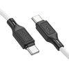 HOCO kabel Typ C do Typ C 3A 60W X90 1 m biały