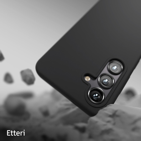 Nakładka Etteri Silicone Case do Samsung Galaxy S24 FE czarna