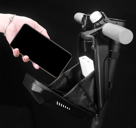 WILDMAN sakwa na kierownicę do hulajnogi wodoodporna 2L ES8 czarna