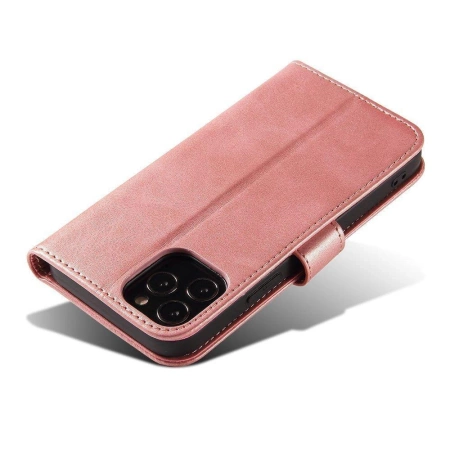 Magnethülle Elegante Hülle Flip Cover für Poco M4 Pro 5G Rosa