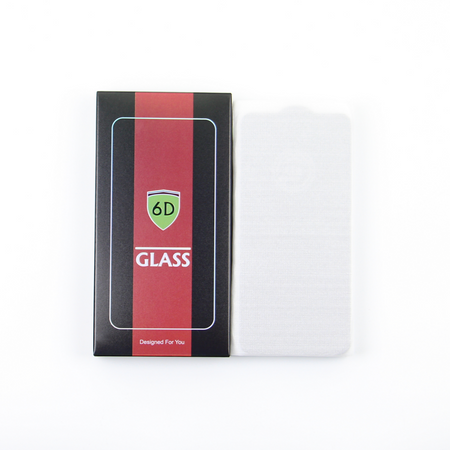 Szkło hartowane 6D do Motorola Moto G55 czarna ramka 10w1