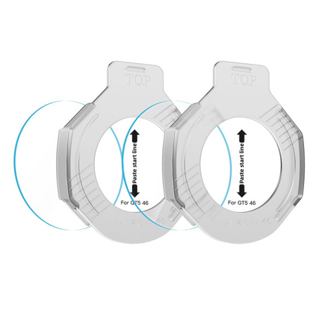SZKŁO HARTOWANE TECH-PROTECT EASY SET+ 2-PACK HUAWEI WATCH GT 5 (46 MM) CLEAR