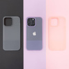 Kingxbar Plain Series case cover for iPhone 13 silicone cover gray