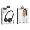 HOCO słuchawki bezprzewodowe bluetooth nagłowne W62 czarne