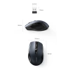 Ugreen USB Optical Wireless Mouse 2.4GHz 4000 DPI black (MU006)