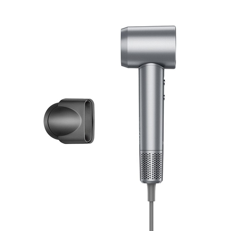 Suszarka do włosów z jonizacją z cyfrowym wyświetlaczem HOCO HP10 szara