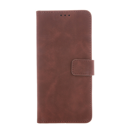 Etui Smart Velvet do Motorola Moto E13 brązowe