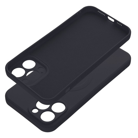 Futerał Silicone Mag Cover kompatybilny z MagSafe do IPHONE 13 PRO MAX czarny