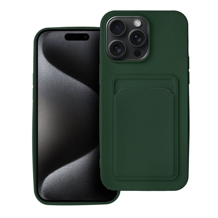 Futerał CARD CASE do IPHONE 15 PRO MAX zielony