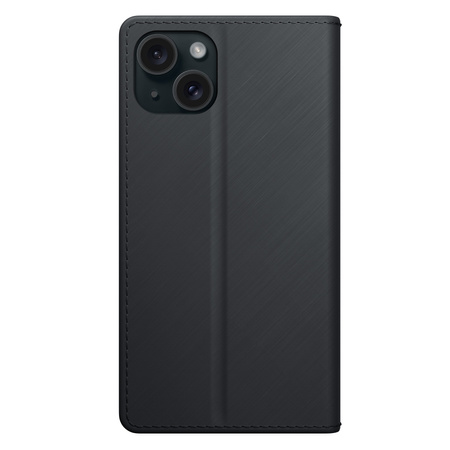 3MK Wallet Case iPhone 15 6.1" czarny/black