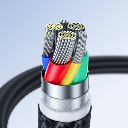 Joyroom Kabel USB - Lightning 2.4A Surpass Series 1.2 m schwarz (S-UL012A11)