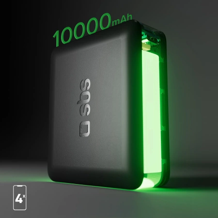 Powerbank SBS TEBB10000HDPD20K 10000 mAh z Power Delivery - czarny
