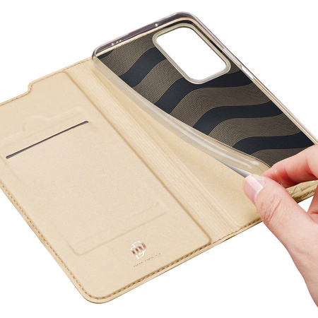 Dux Ducis Skin Pro Holster Cover Flip Cover für Xiaomi Poco F4 5G Gold