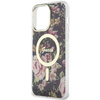 Guess GUHMP14XHCFWSK iPhone 14 Pro Max 6,7" schwarz/schwarz Hardcase Flower MagSafe