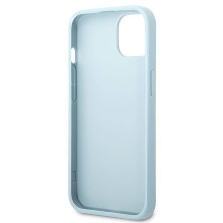 Original Handyhülle IPHONE 13 Guess Hardcase Saffiano 4G Small Metal Logo (GUHCP13MPS4MB) blau