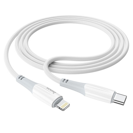 HOCO kabel Typ C do iPhone Lightning 8-pin Power Delivery PD20W Ferry X70 1m biały