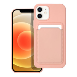 Futerał CARD CASE do IPHONE 12 różowy