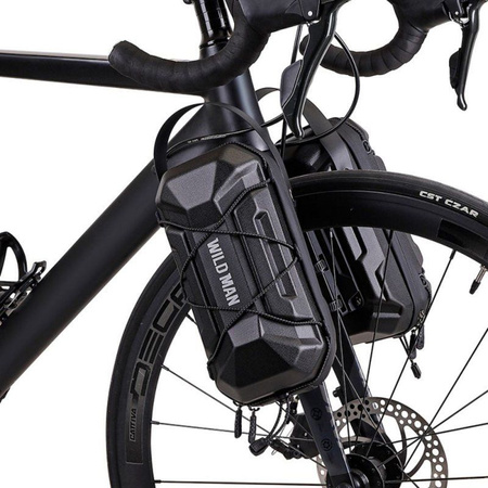 WILDMAN sakwa na kierownicę do hulajnogi wodoodporna 3L GD6X Plus czarna