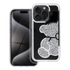 Futerał TEDDY BEAR do IPHONE 7 / 8 / SE 2020 / SE 2022 srebrny