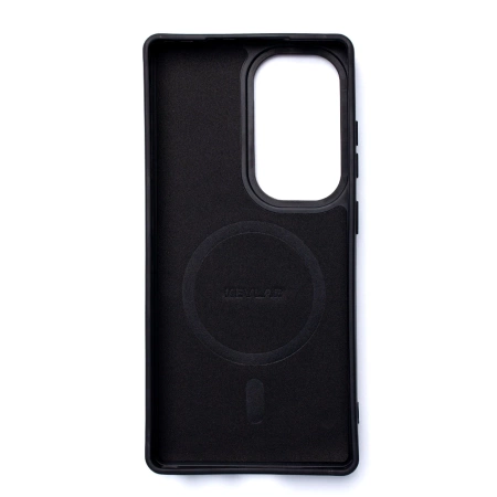 Wozinsky Carbon Fiber Case mit MagSafe für Samsung Galaxy S25 - Schwarz