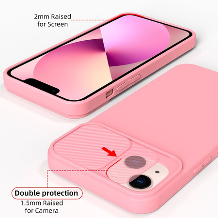 Futerał SLIDE do SAMSUNG A35 5G jasnoróżowy